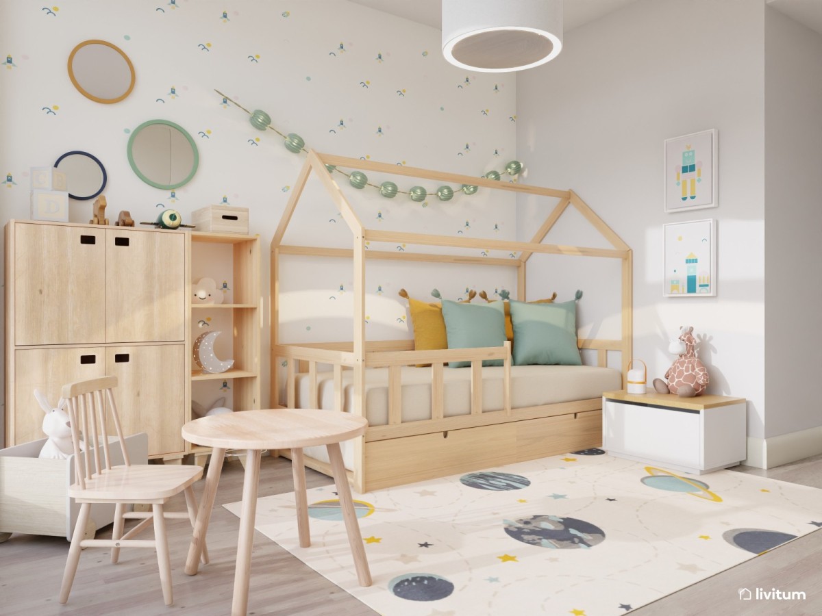 Cama nido: la solución perfecta para dormitorios infantiles funcionales