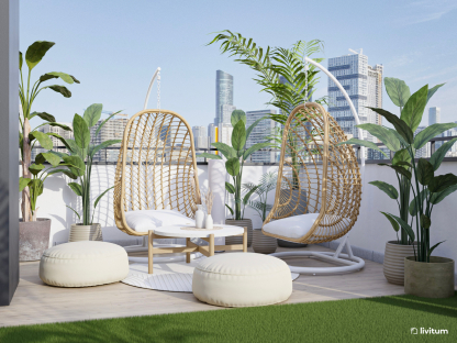 ¿Ya tienes un sillón colgante en tu terraza? Inspírate en estos diseños 