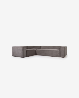 Blok LINCOLN Gris Oscuro, Kave Home