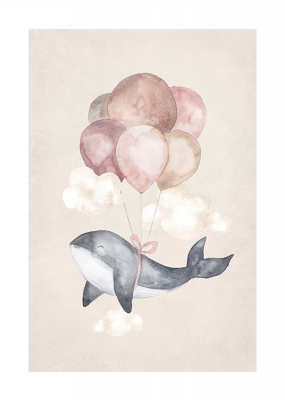 Dreaming whale , Desenio