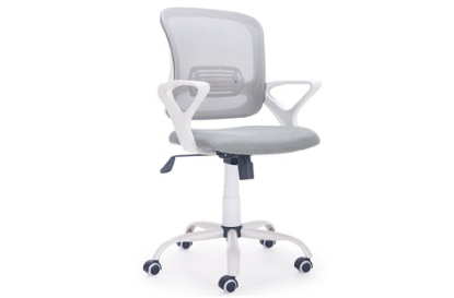 Silla de escritorio giratoria modelo brisa gris / estructura blanca, Adec Group