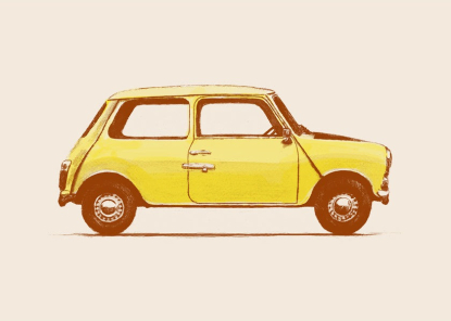 Mini - Vintage Car, Artesta