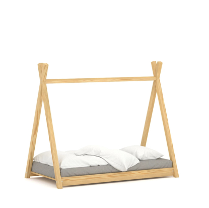 Cama para niños Casita Tippi natural 160x80, SDM