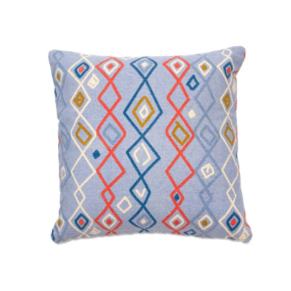 MYC HOME LINENS - FUNDA DE COJÍN ESTAMPADO DE ALGODÓN M/ABBA AZUL, MYC Home Linens