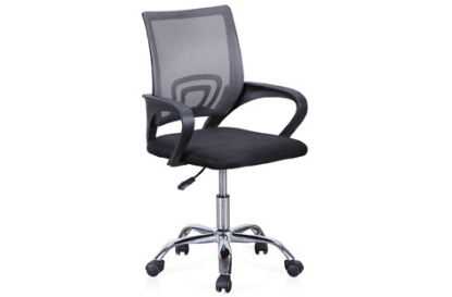 Silla de oficina giratoria modelo vita negro / gris, Adec Group