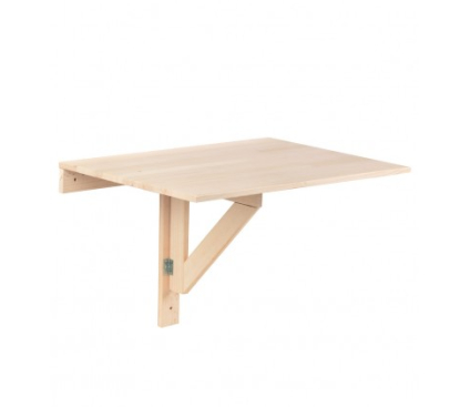 Mesa plegable de pared en madera maciza pino, Astigarraga Kit Line