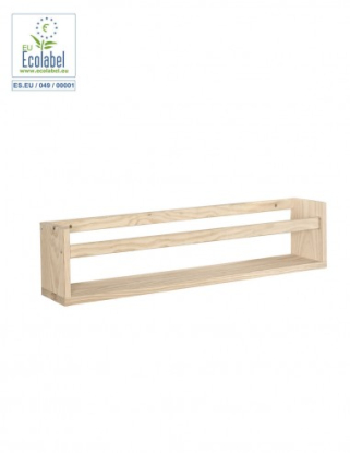 Estante para especias de madera de pino 80cm, Astigarraga Kit Line