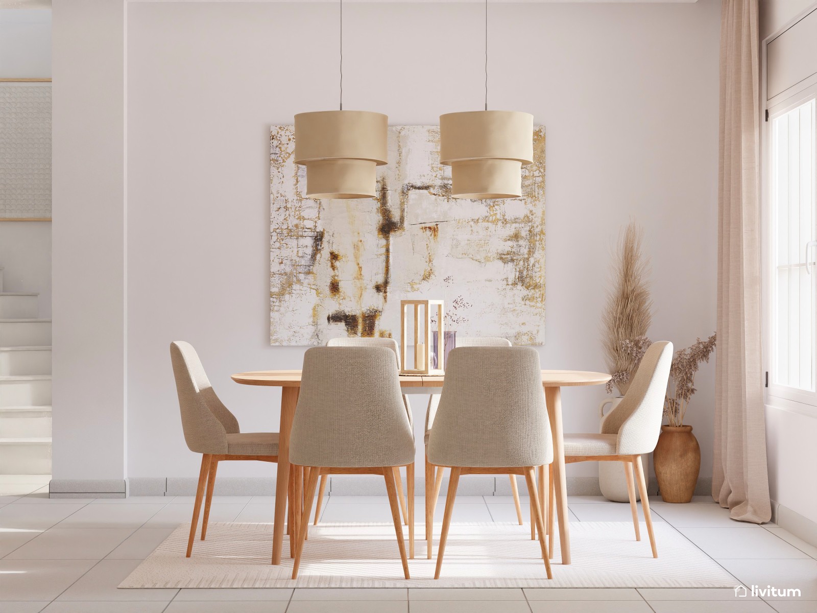 Salón comedor de estilo moderno muy inspirador 